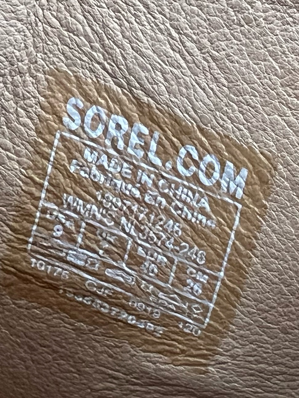 Sorel Beige Peep Top Anke 3in Heel Sz 9 - Picture 9 of 9